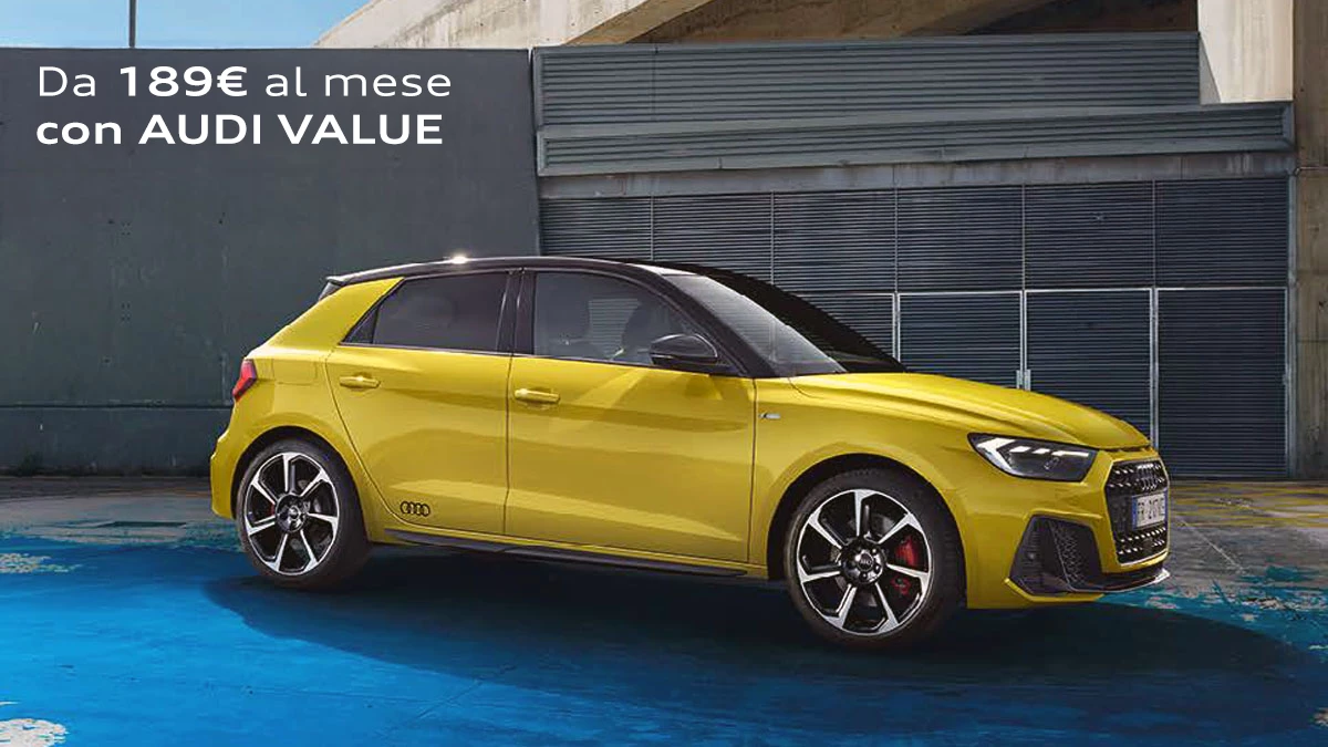 Gamma Audi a partire da 189€ al mese