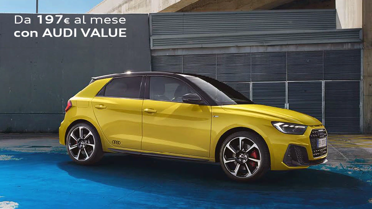 Gamma Audi a partire da 197€ al mese